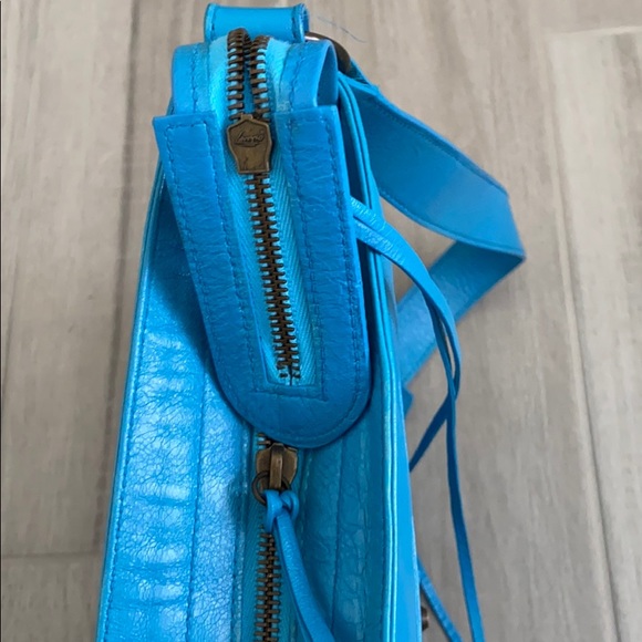 ❌SOLD❌BALENCIAGA BLU CROSSBODY SHOULDER BAG - Picture 4 of 8